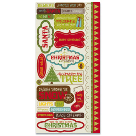 Title Stickers North Pole Collection - Crate Paper