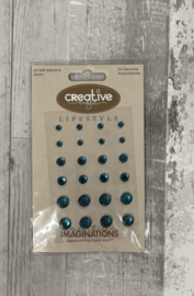 Creative Cafe Teal Gems - Creative Imaginations