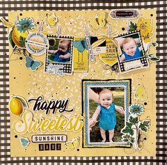 Simple Vintage Lemon Twist Banner Stickers 12x12 - Simple Stories