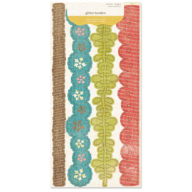 Glitter Borders Lillian Collection - Crate Paper