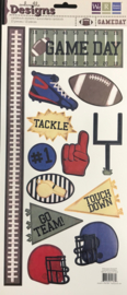 Game Day Cardstock Stickers