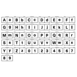 Lemonade Stand Alphabet Foam Stamps - Heidi Swapp