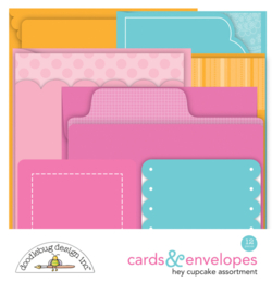 Hey Cupcake Cards & Envelopes - Doodlebug