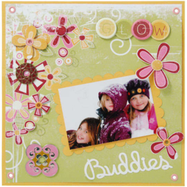 Frenzy Words  Layered Chipboard