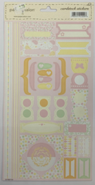 Cardstock Stickers Baby Girl - Paper Salon