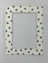 Blue Polka Dot Frame - My Mind's Eye