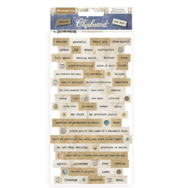 Cosmos Infinity Chipboard Stickers - Stamperia