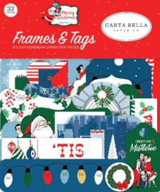 Merry Christmas Frames & Tags - Carta Bella