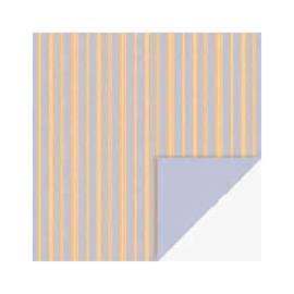 Purple and Orange Striped (Flocked) Double Sided Paper - Classic Pooh Collection