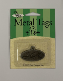 Le Chat Metal Tag - Flair Designs