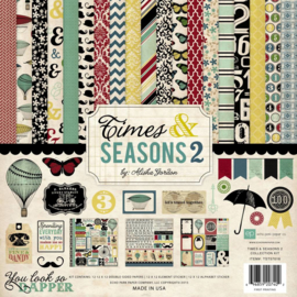 Times & Seasons 2 Collection Kit 12x12 Echo Park