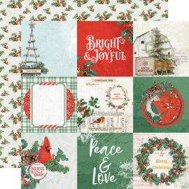 Country Christmas Elements 4x4 - Simple Stories