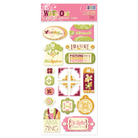 Frenzy Tags Layered Chipboard
