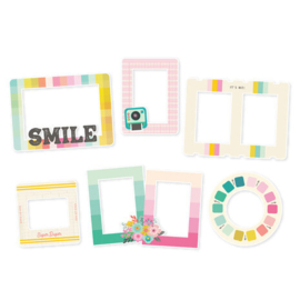 True Colors Chipboard Frames - Simple Stories