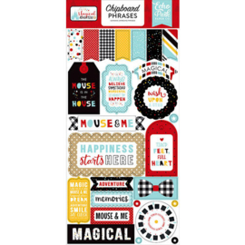 Magical Adventure 2 Chipboard Phrases Stickers - Echo Park