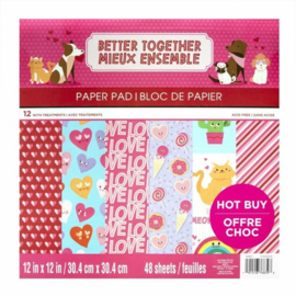 Better Together 12x12 Paper Pad - Craft Smith/Recollections