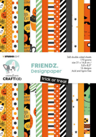 Friends Designpaper Trick or Treat - Creative Craftlab