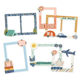 Safe Travels Chipboard Frames - Simple Stories