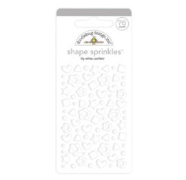 Lily White Confetti Sprinkles - Doodlebug