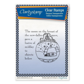 Twas The Night Bauble Clear Stamp - Claritystamp