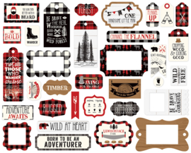 Little Lumber Jack Frames & Tags - Echo Park