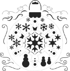 Mini Snowflake 6x6 - TCW