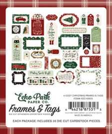 A Cozy Christmas Frames & Tags - Echo Park