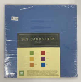 Cardstock Harvest Paper Pack 9x9 - Making Memories