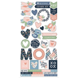Mom's Day Stickers - Simple Stories