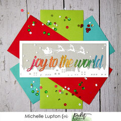 Funky Christmas Slim Line Envelopes - Picket Fence Studios