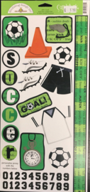 Cardstock Stickers Goal ! - Doodlebug