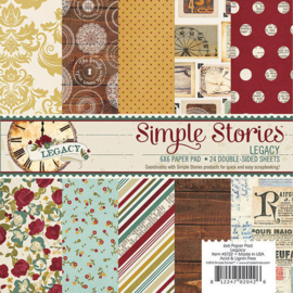Legacy Papered 6x6 Simple Stories