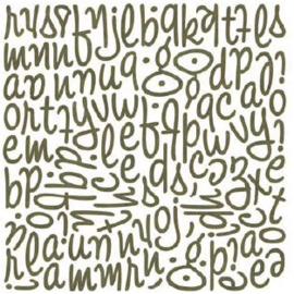 Mini Monogram Stickers - Granola Collection BasicGrey