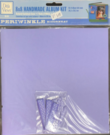 8x8 Handmade Album Kit Periwinkle - Deja Views