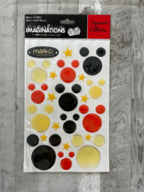 Signature Collection Epoxy Stickers Mickey - Creative Imaginations