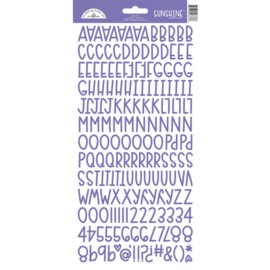 Lilac Sunshine Alpha Stickers - Doodlebug