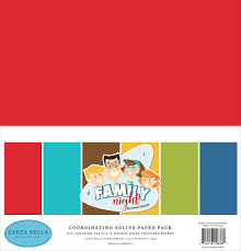 Family Night Solids Paper Pack - Carta Bella