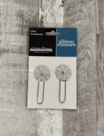 Allison Conners Silver Clips - Creative Imaginations