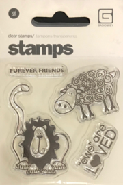 Furever Friends Clear Stamps
