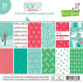 Snowday  Remix Paper Pad 6x6 - Lawn Fawn