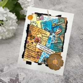 Mini Postmarks Clear Stamps - Woodware Craft Collection