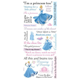 Cinderella Sticker Sheet - Sandylion