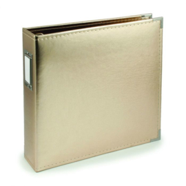 Classic Faux Leather Gold 12"x12" D-ring Album - We R Memory Keepers