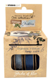 Vintage Christmas Ribbon & Cord Blue - Studio Light