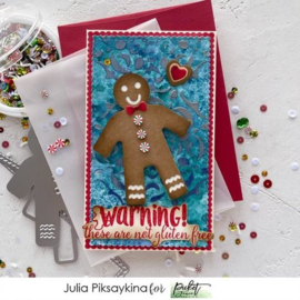 Gingerbread People Clear Stamps - Picket Fence
