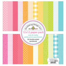 Cute & Crafty Petite Print Assortment 12x12 - Doodlebug