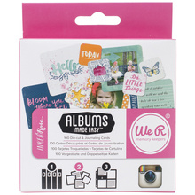 Inked Rose Die Cuts & Journaling Cards We R Memory Keepers