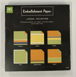 Embellishment Paper League Collection 6x6 - Making Memories