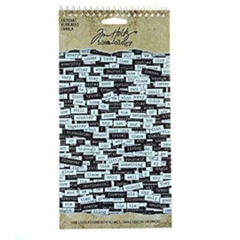 Chit Chat Sticker Book - Tim Holtz Idea-Ology