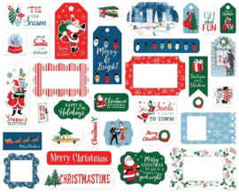 Merry Christmas Frames & Tags - Carta Bella